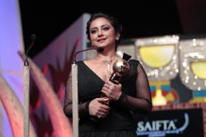 Divya Dutta receiving Best Supporting Actor at the SAIFTA in Durban, South Africa, September 6, 2013. 